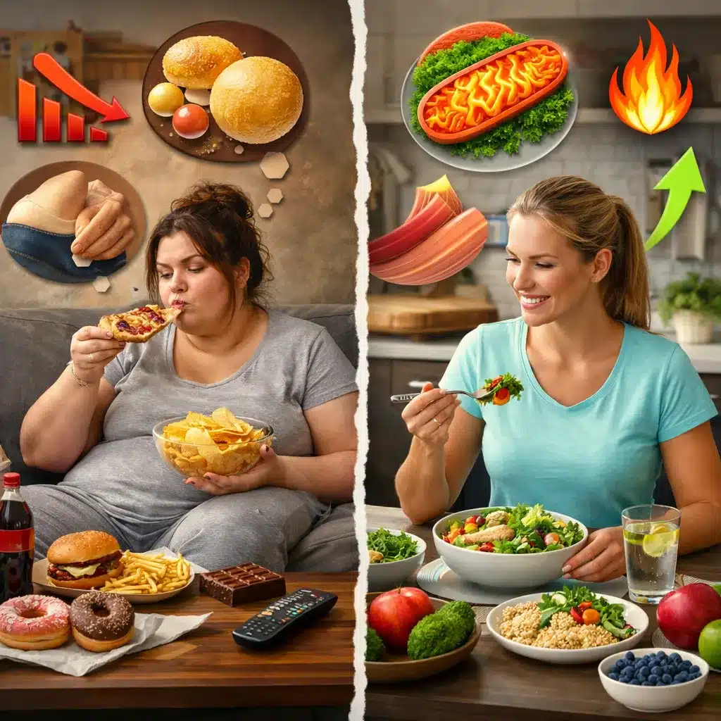 Jak dieta wpływa na metabolizm u osób mało aktywnych?