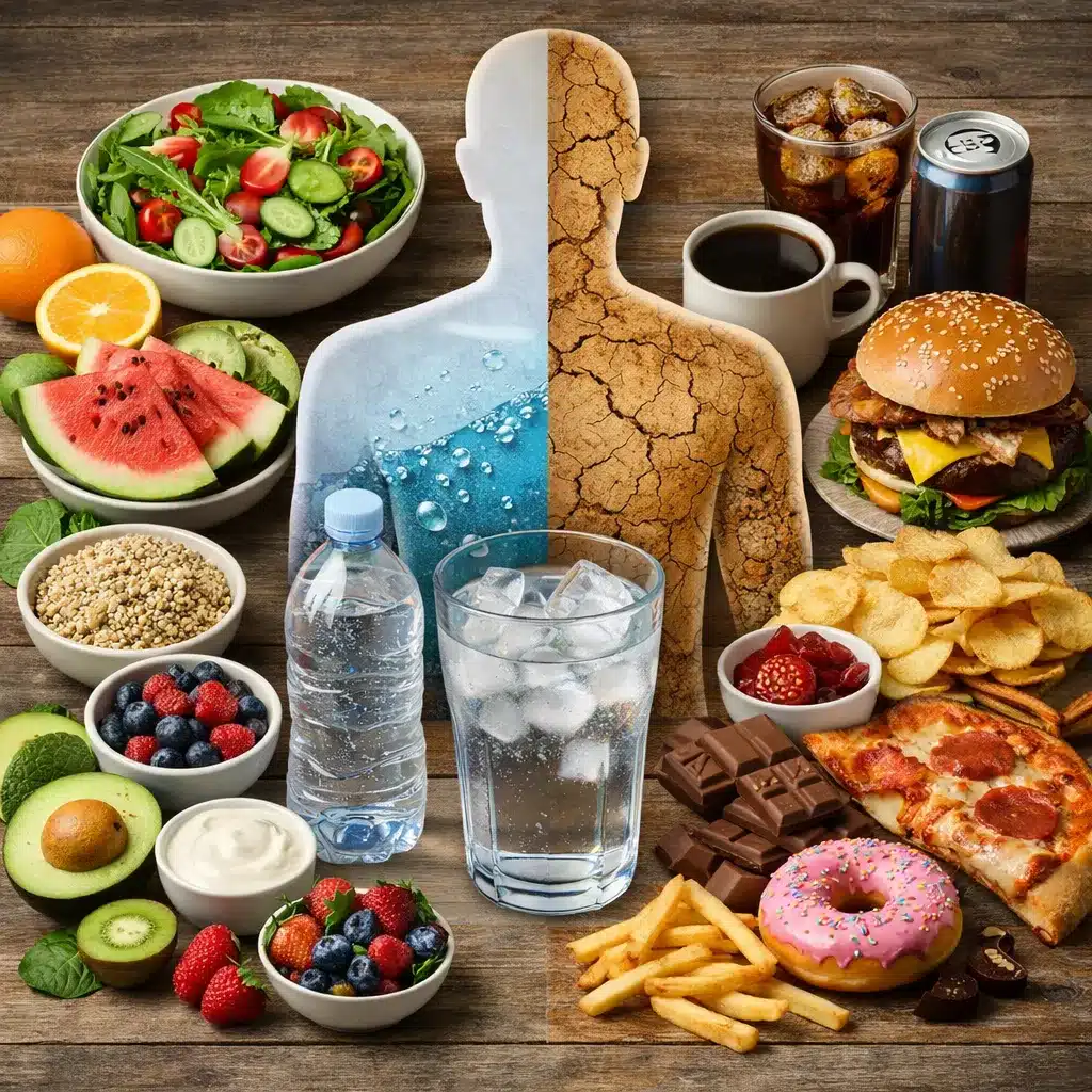 Jak dieta wpływa na nawodnienie organizmu?