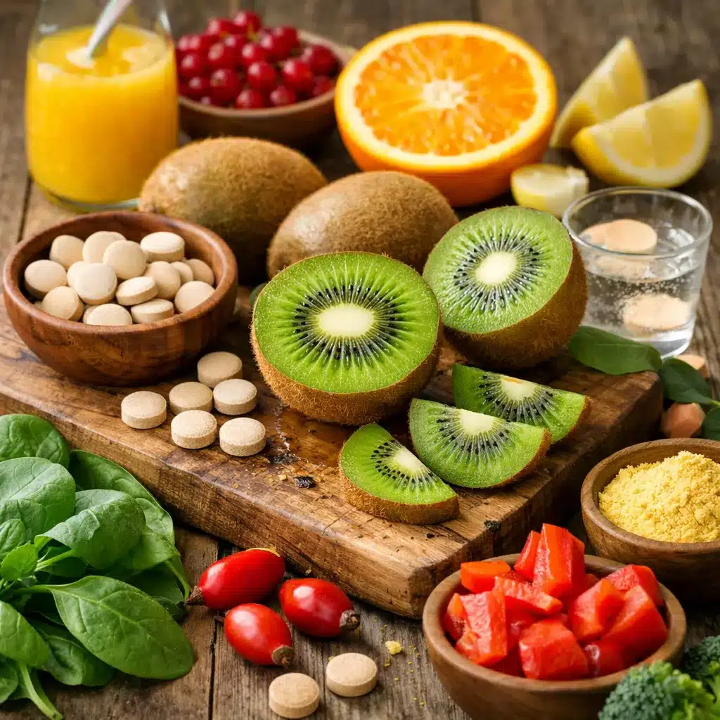 Kiwi – silna dawka witaminy C