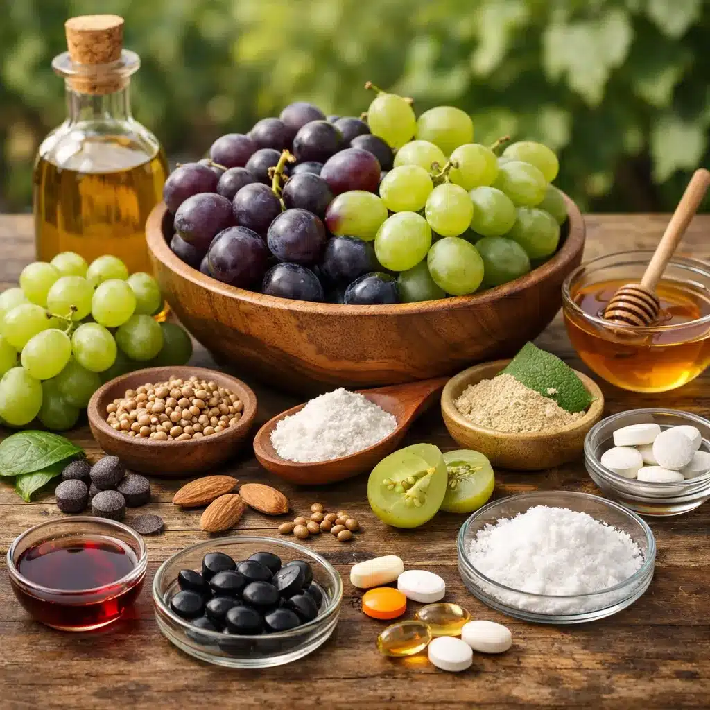 Składniki odżywcze w winogronach