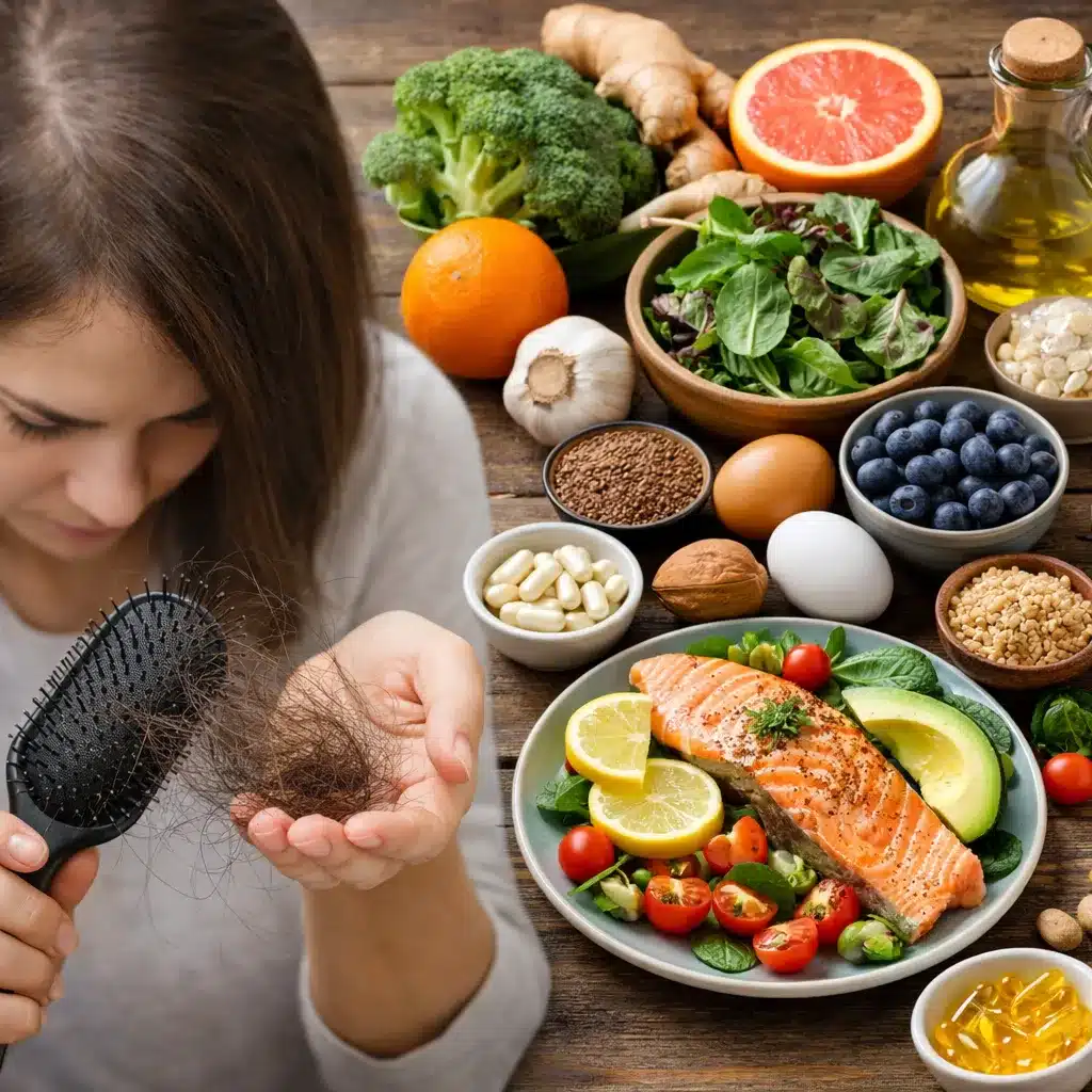 Wypadanie włosów po COVID-19 a dieta regeneracyjna