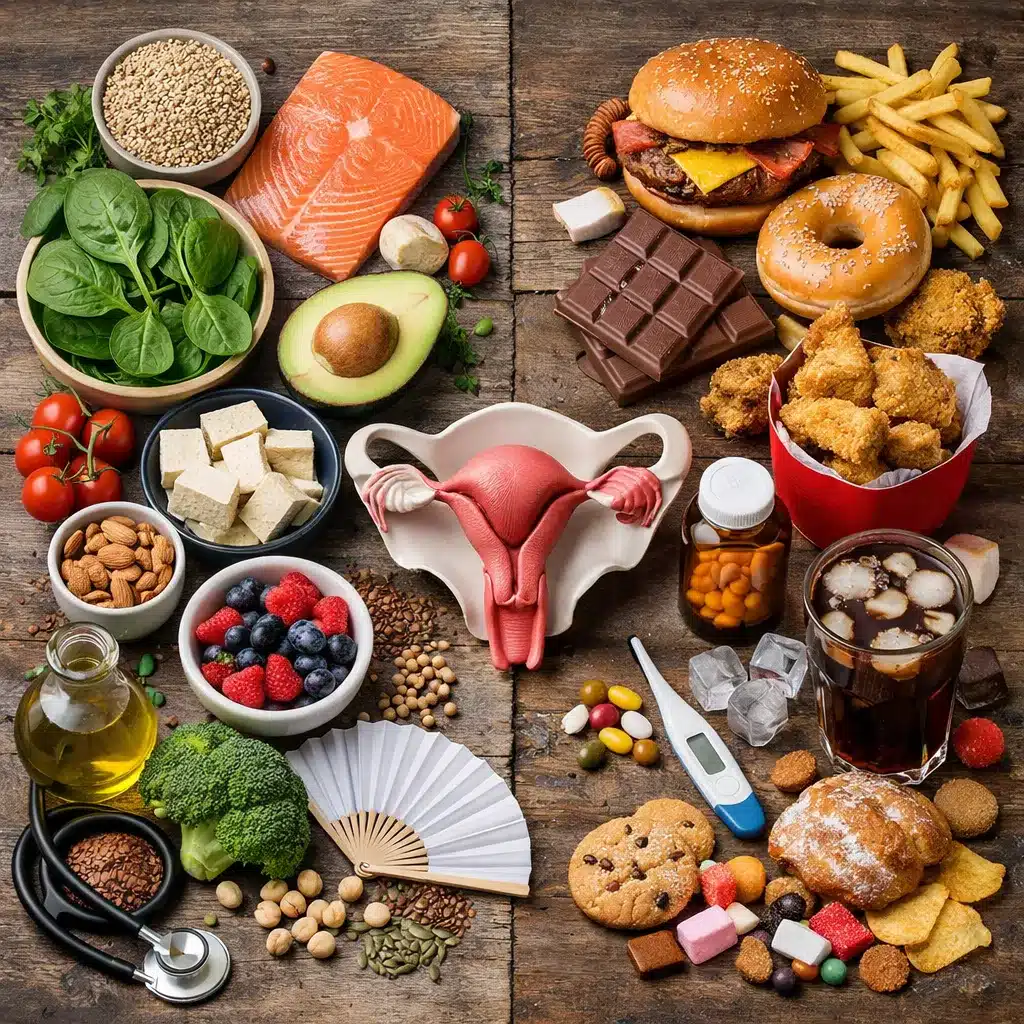 Jak dieta wpływa na objawy menopauzy?