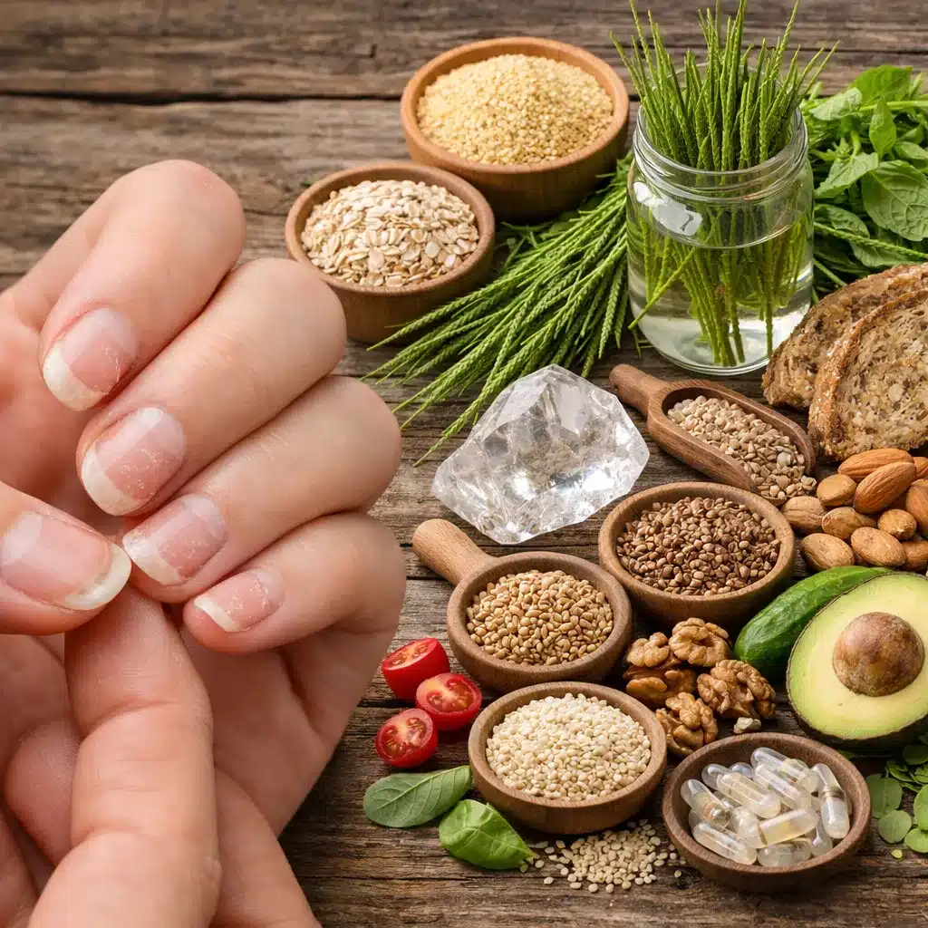 Osłabione paznokcie a dieta bogata w krzem