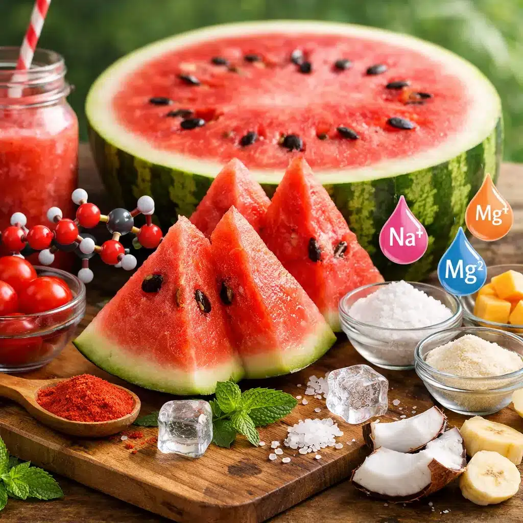 Arbuz – likopen i elektrolity