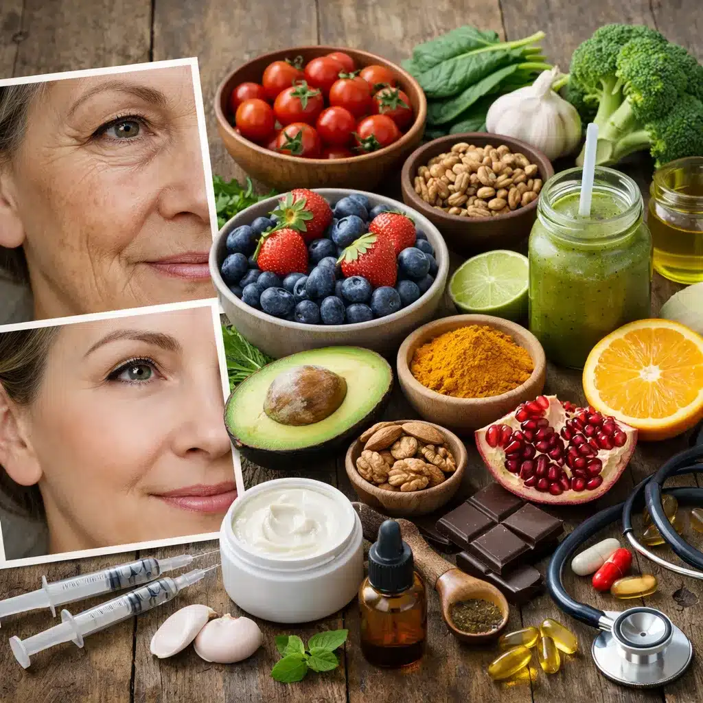 Starzenie się skóry a dieta przeciwutleniająca