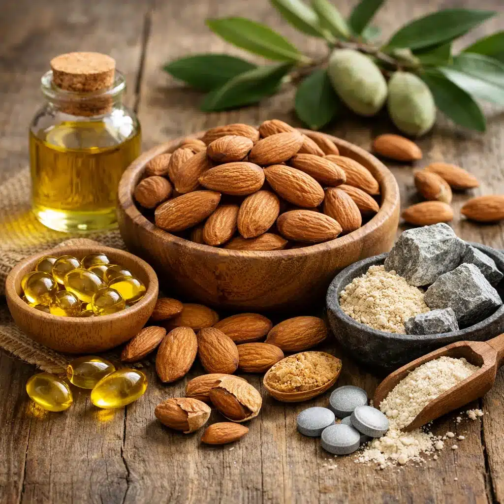 Migdały – witamina E i magnez