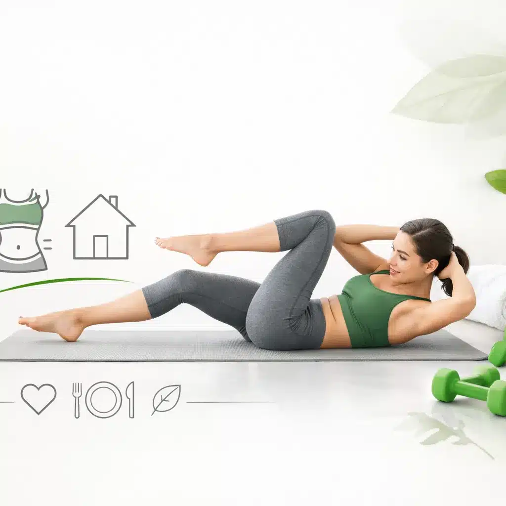 Ćwiczenia na brzuch i boczki w domu