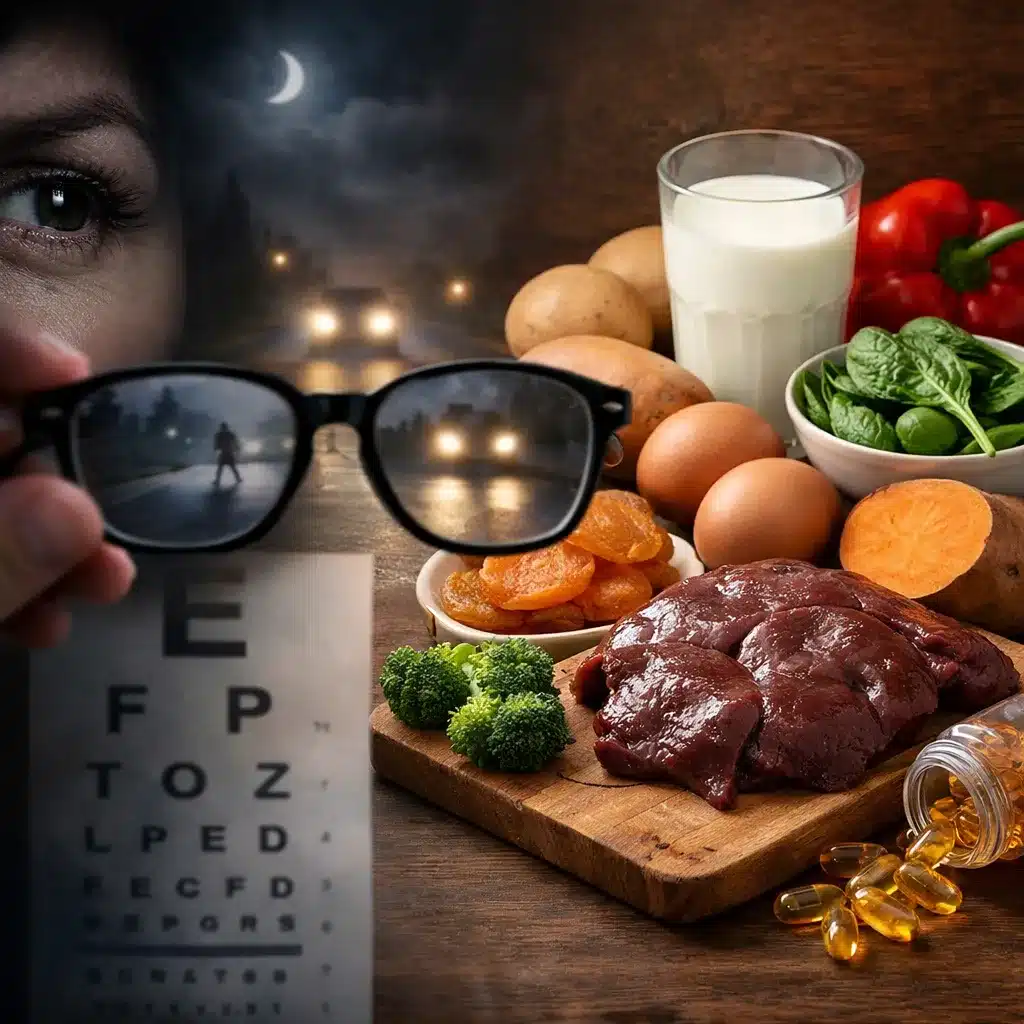 Nocna ślepota a niedobór witaminy A