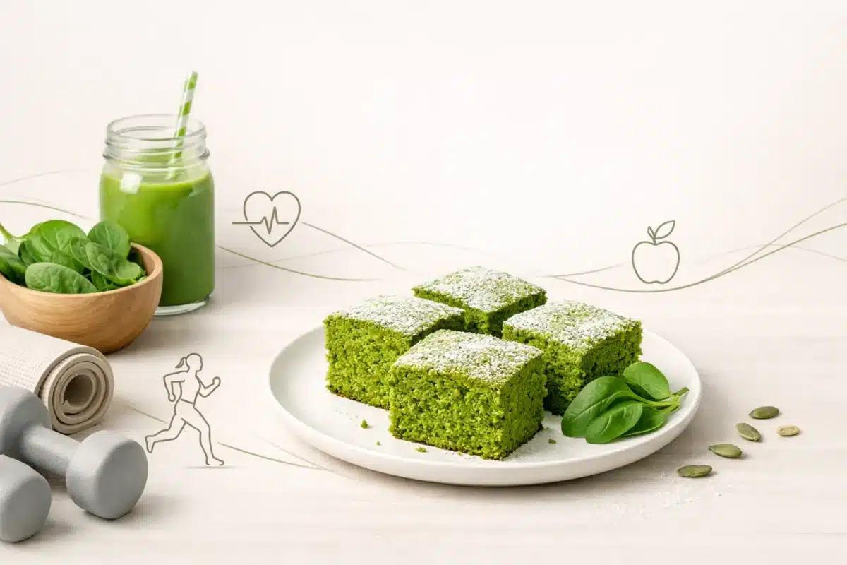 Ciasto szpinakowe fit