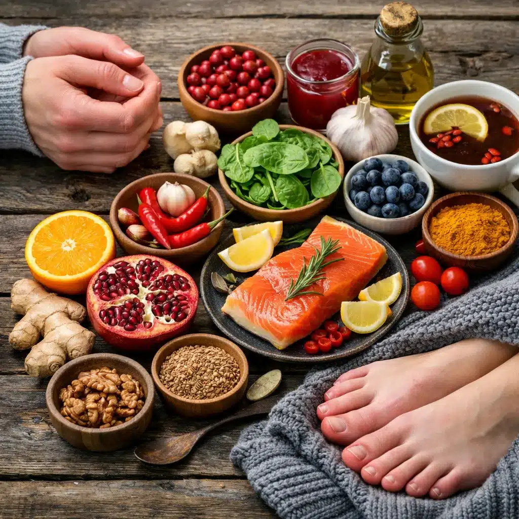 Zimne dłonie i stopy a dieta wspierająca krążenie