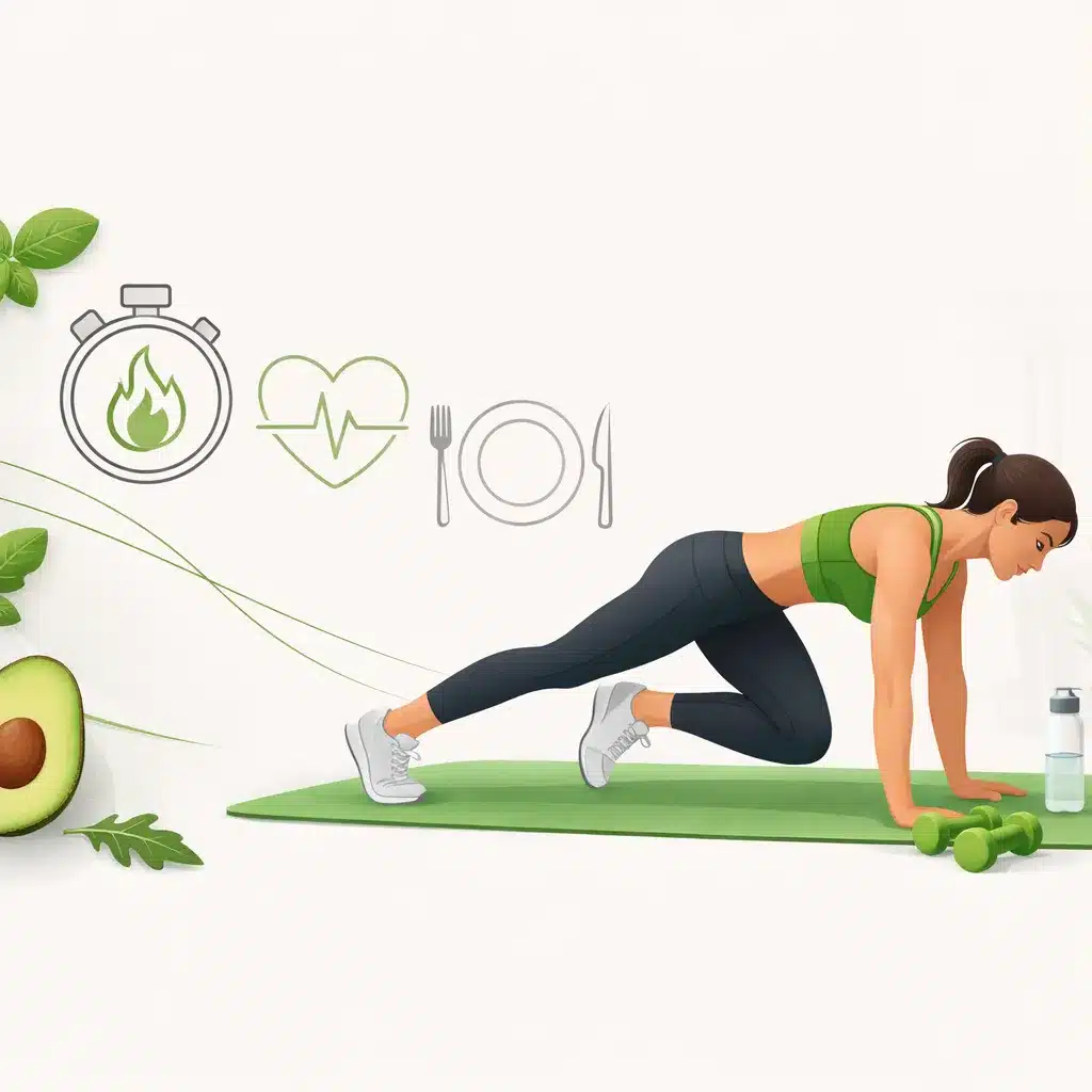 HIIT w domu – ćwiczenia na spalanie tłuszczu