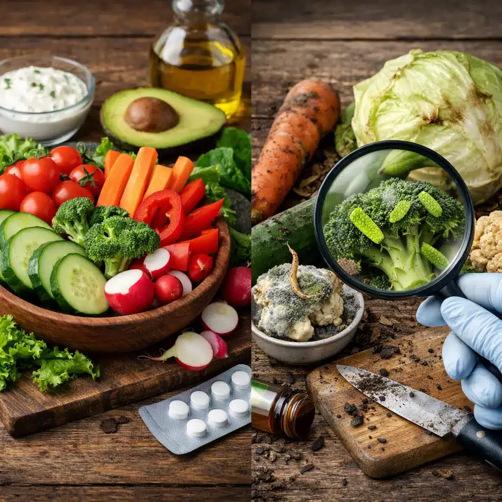 Czy jedzenie surowych warzyw jest zawsze zdrowe?