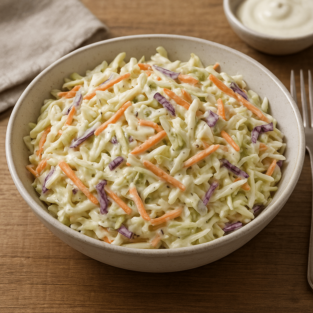 Sałatka coleslaw jogurtowa – kuchnia amerykańska