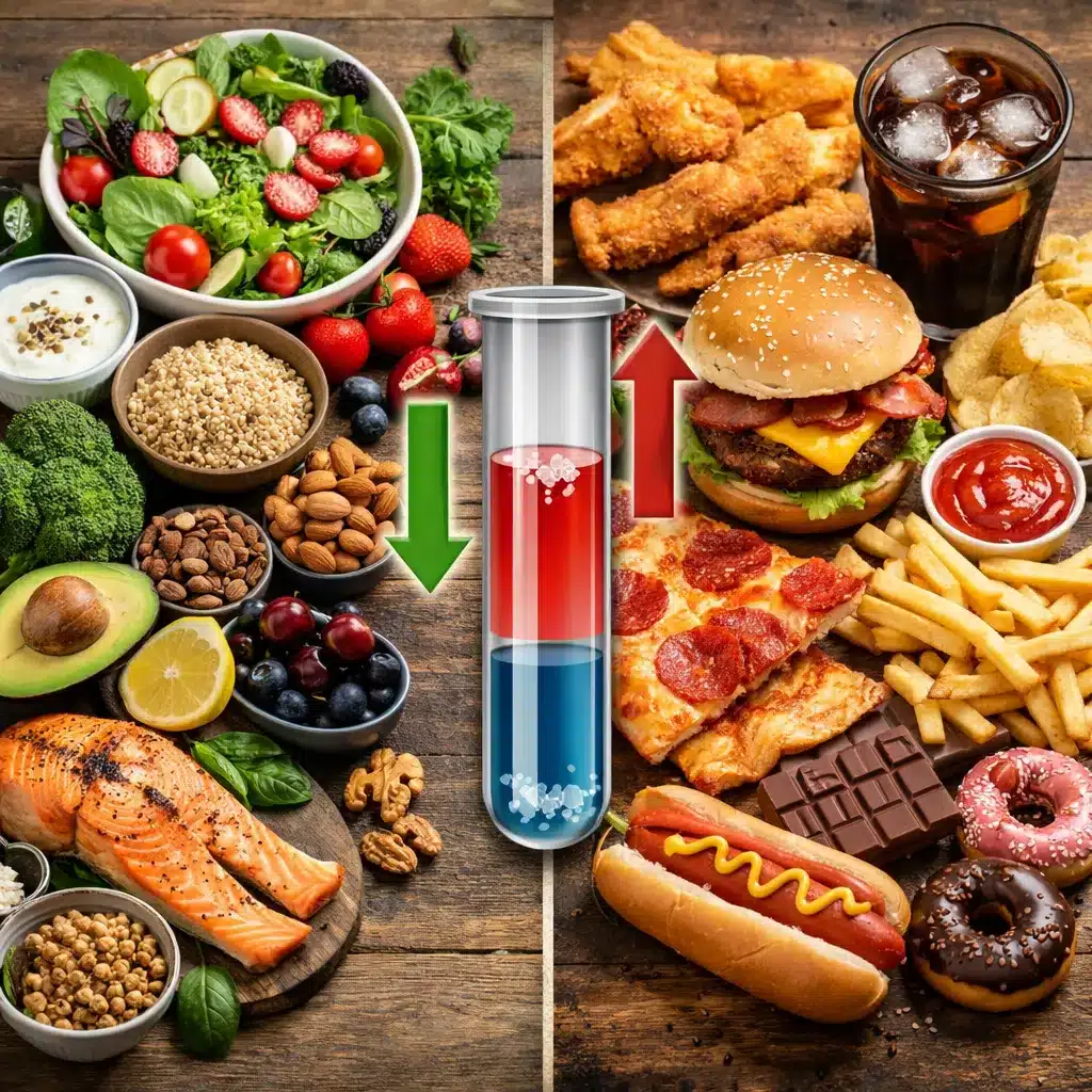 Jak dieta wpływa na poziom kwasu moczowego?