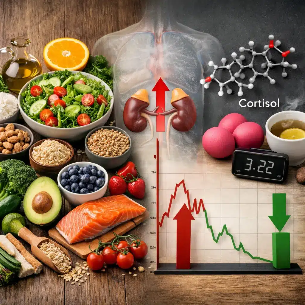 Jak dieta wpływa na poziom kortyzolu