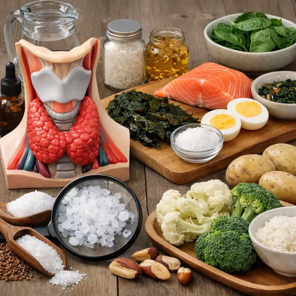 Wole tarczycy a dieta kontrolująca jod