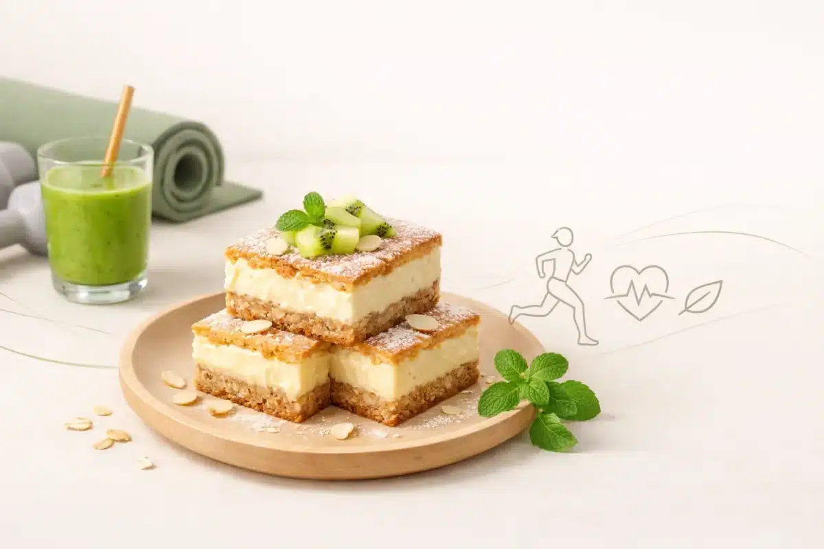 Fit ciasto z budyniem