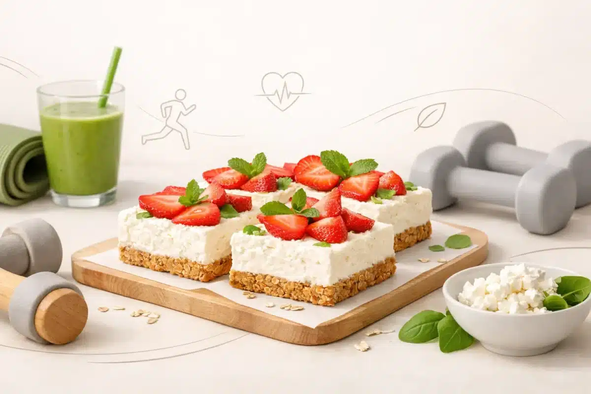 Fit ciasto z twarogiem