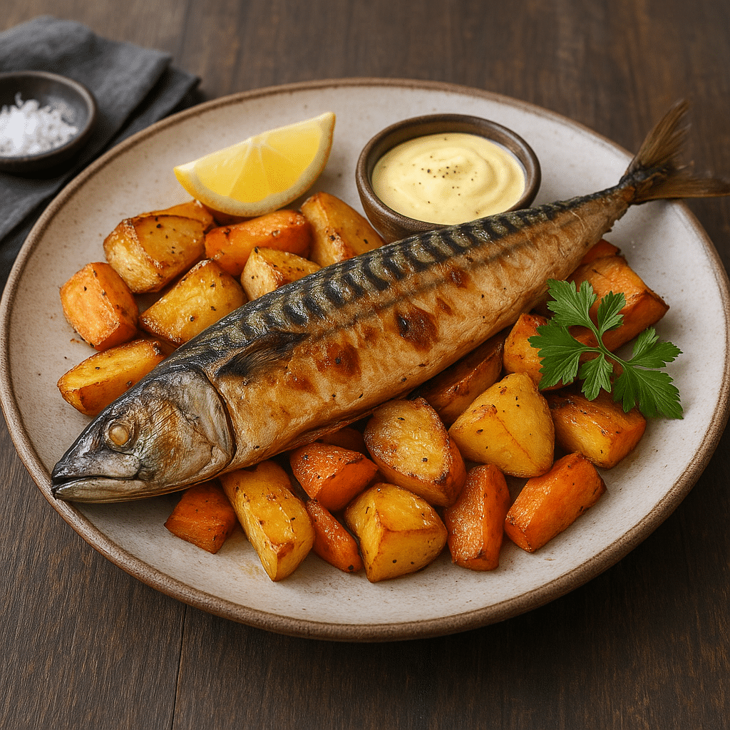 Pieczona makrela – kuchnia nordycka