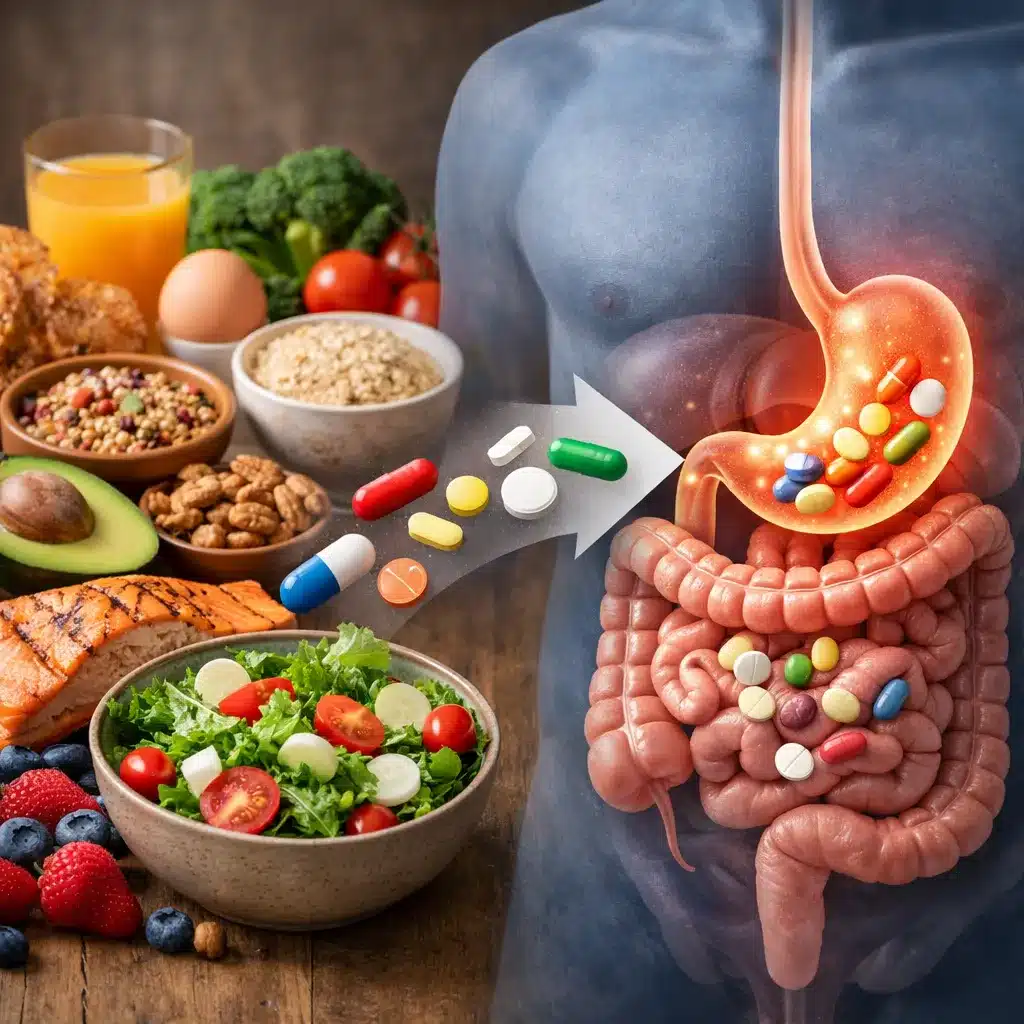 Jak dieta wpływa na wchłanianie leków?