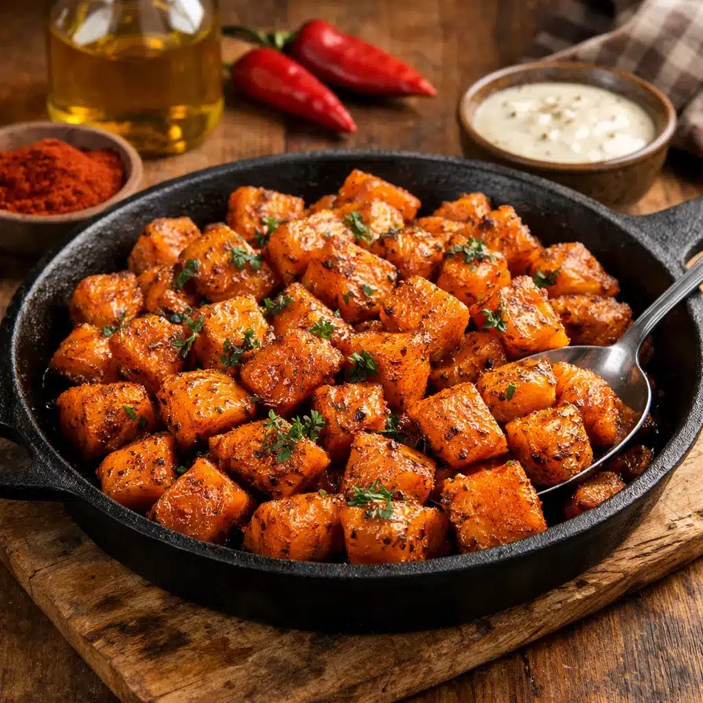 Pieczone bataty z papryką wędzoną – kuchnia amerykańska