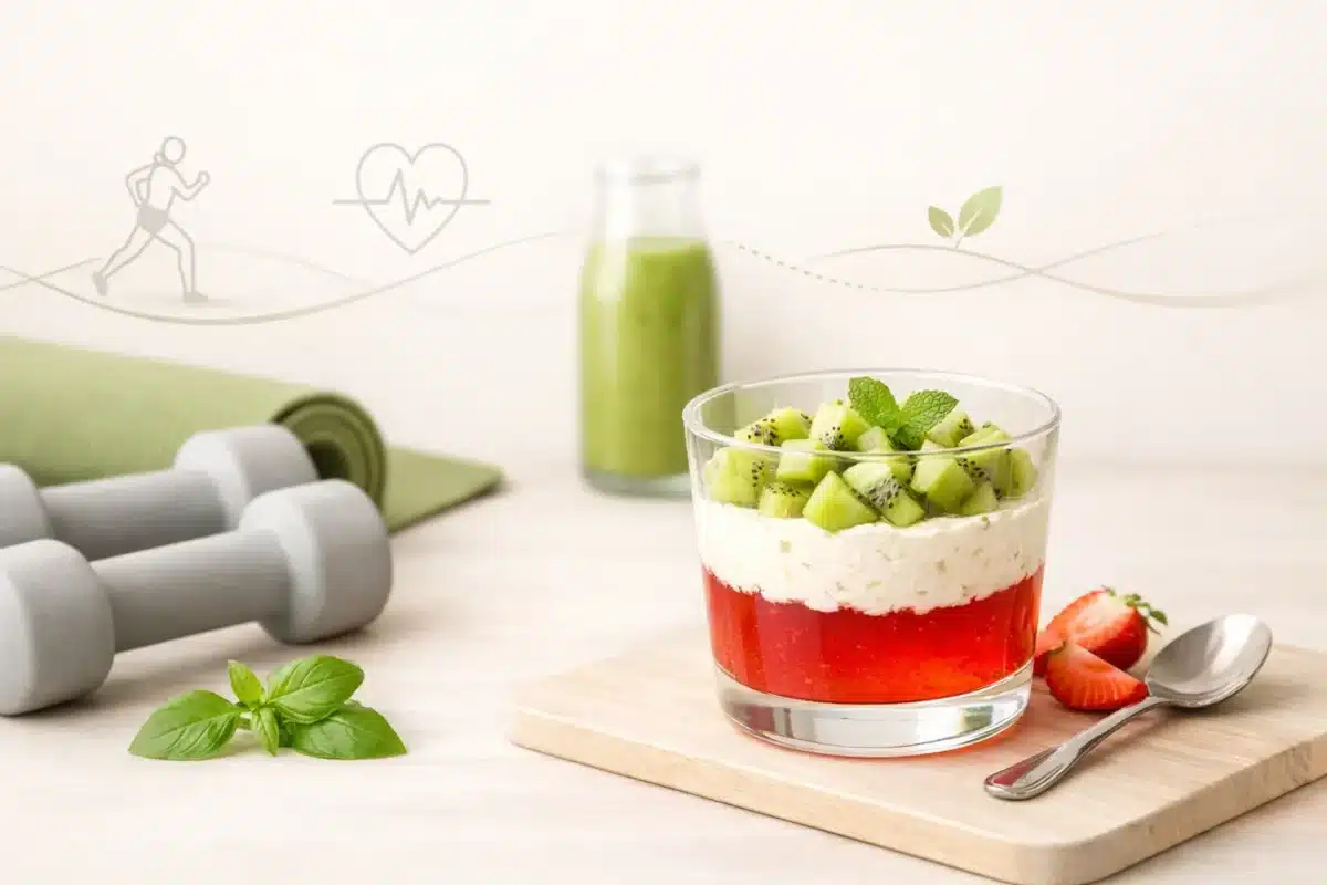 Fit deser z galaretką