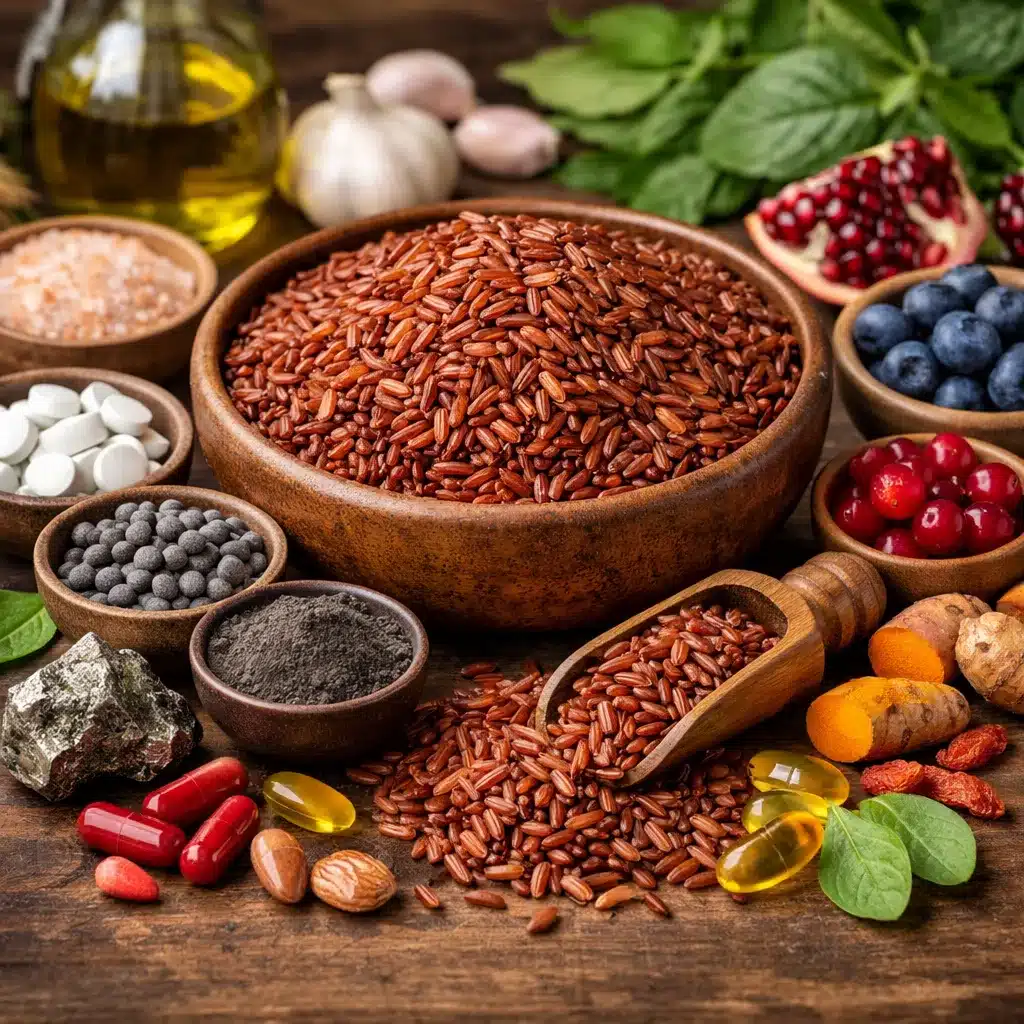 Ryż czerwony – minerały i przeciwutleniacze