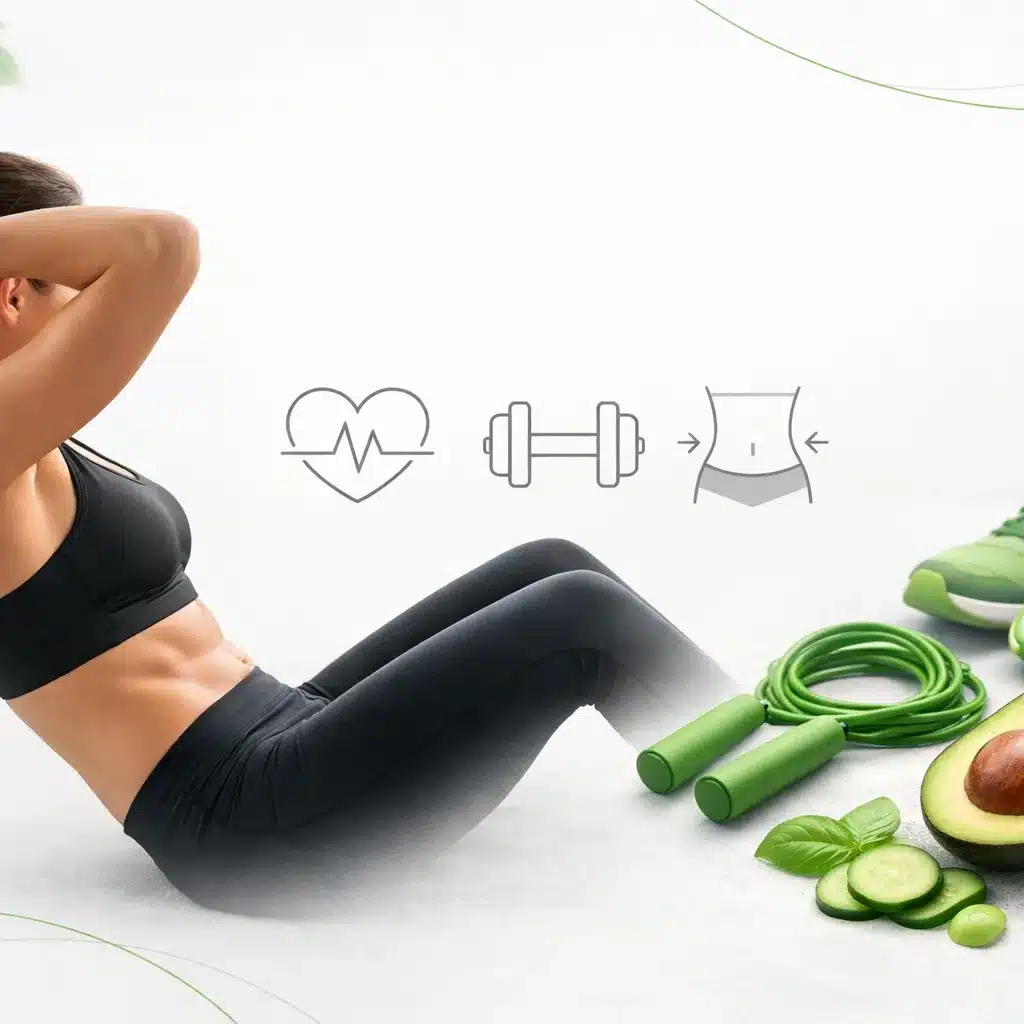 Najlepsze ćwiczenia na spalanie tłuszczu z brzucha