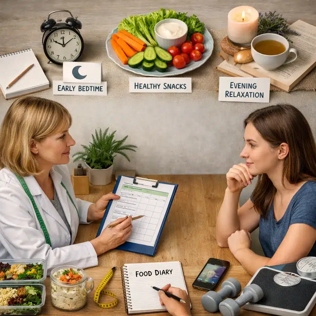 Jak dietetyk pomaga ograniczyć wieczorne jedzenie?