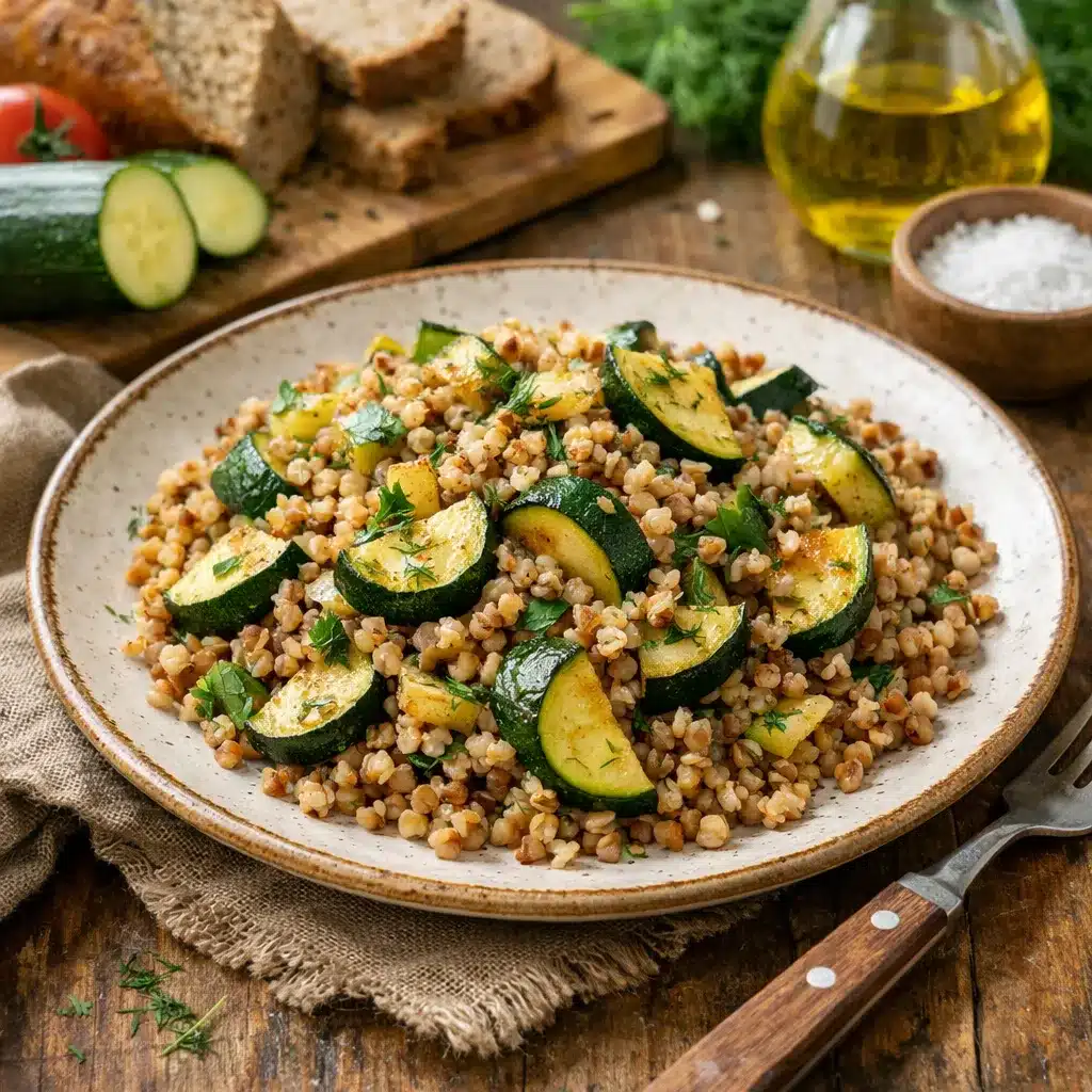 Kasza gryczana z cukinią – kuchnia polska