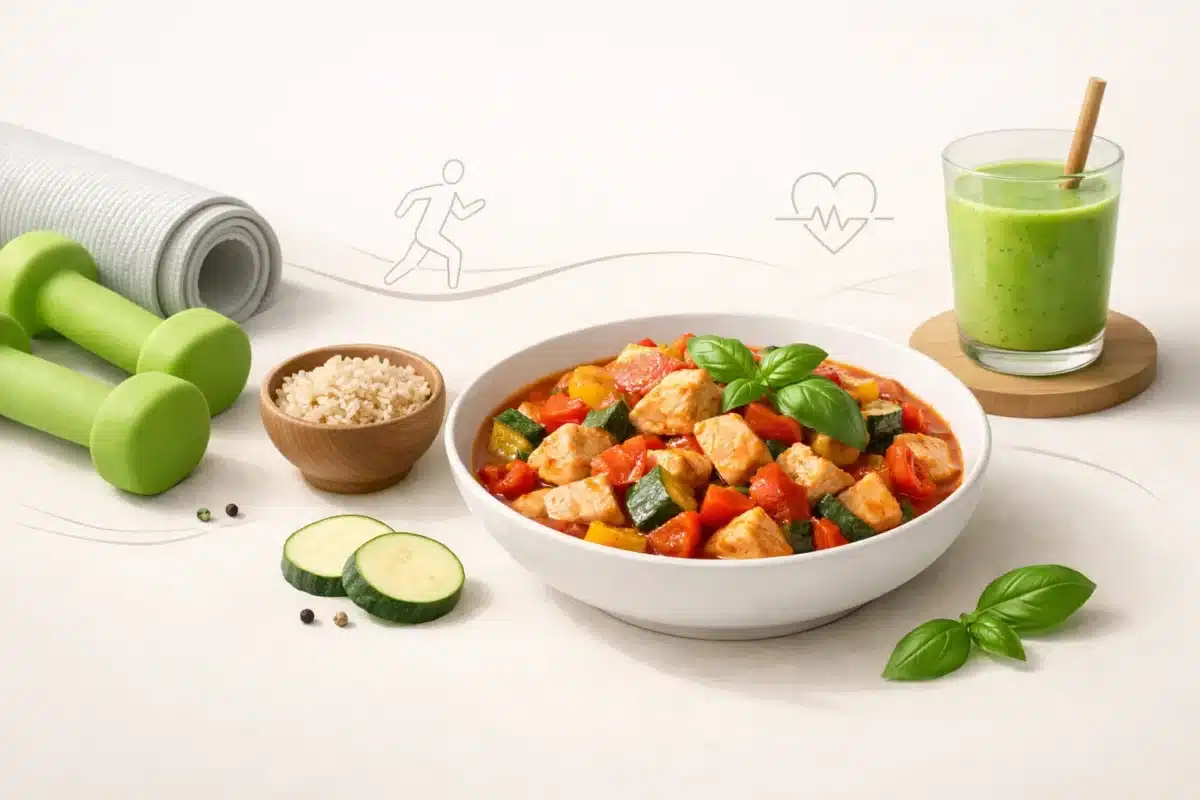 Fit leczo z kurczakiem