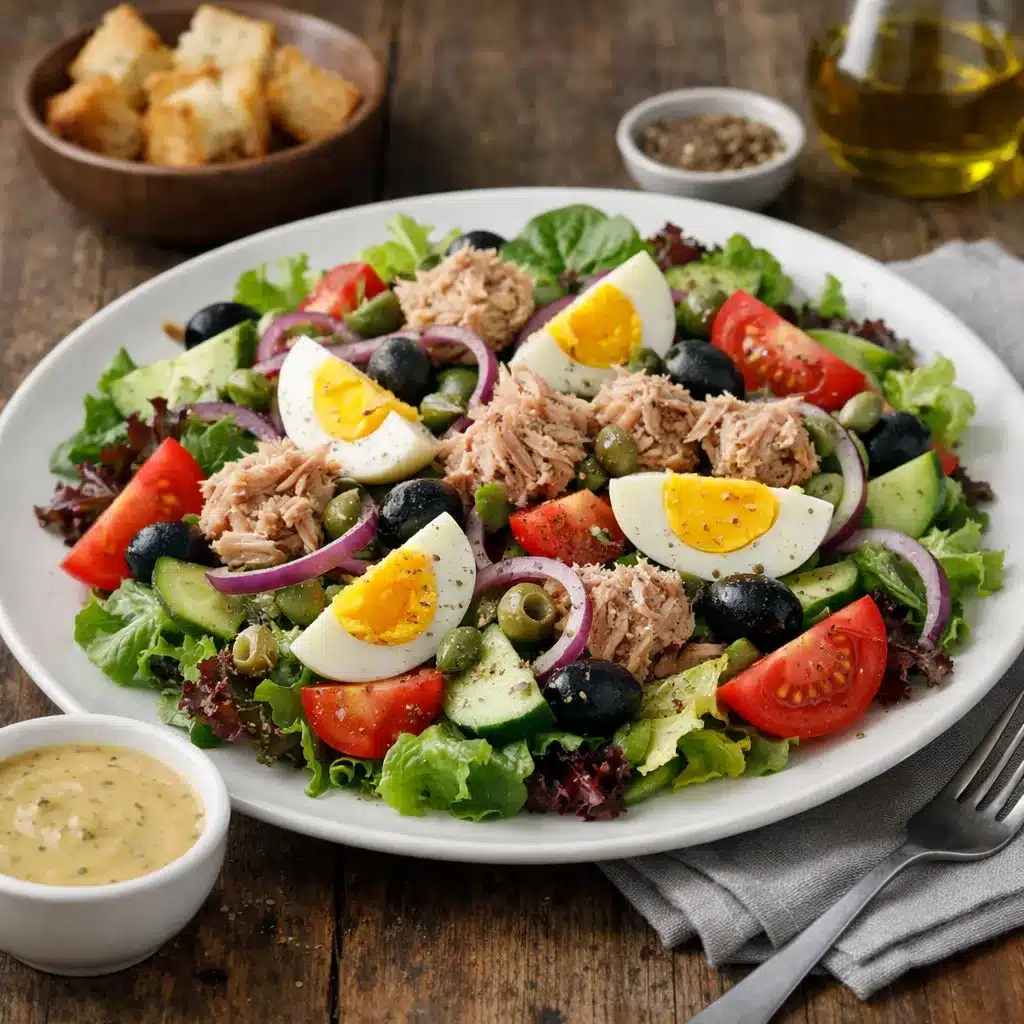 Sałatka z tuńczykiem i jajkiem – kuchnia europejska