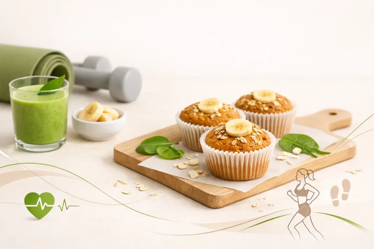 Fit muffiny bananowe