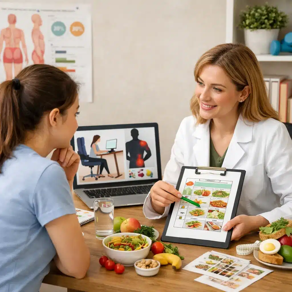 Jak dietetyk pomaga osobom z siedzącym trybem życia?