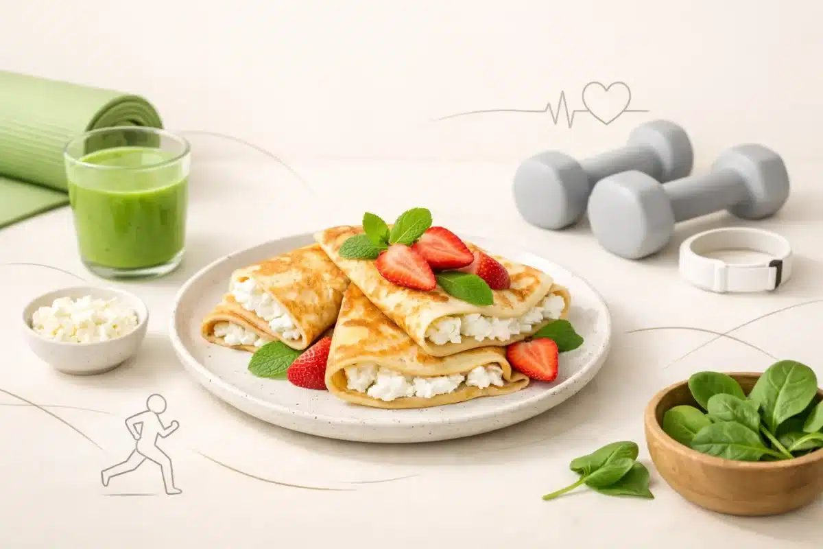 Fit naleśniki z serem