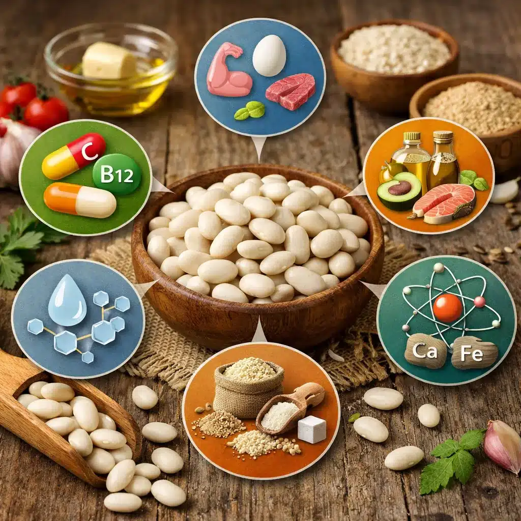 Wartości odżywcze w fasoli białej