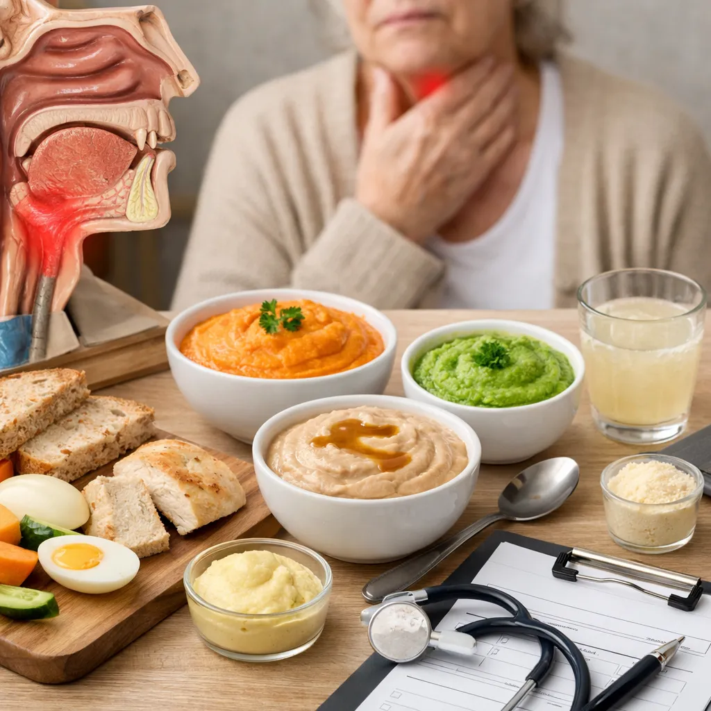 Problemy z przełykaniem a dieta papkowata