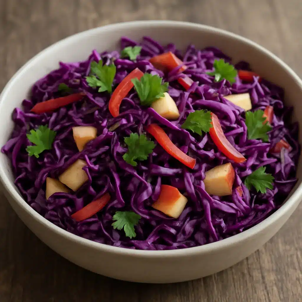 Sałatka z czerwoną kapustą – kuchnia europejska