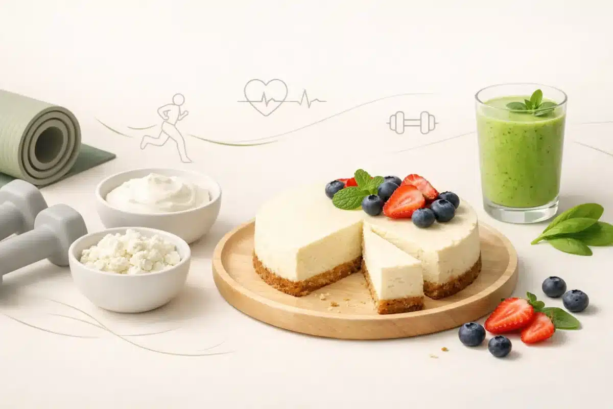 Fit sernik ze skyru i twarogu