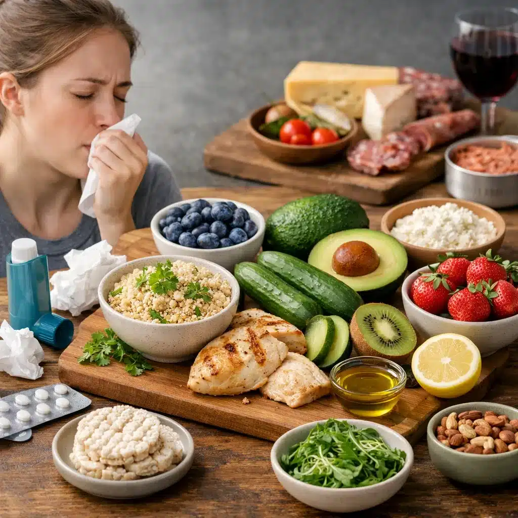 Kaszel alergiczny a dieta niskohistaminowa