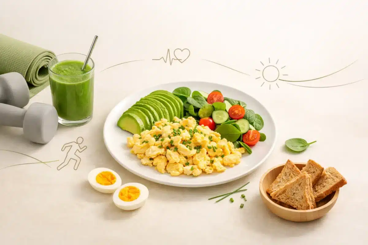 Fit śniadanie z jajek