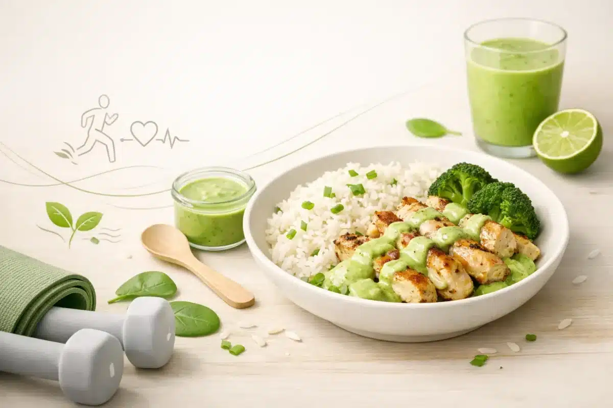 Fit sos do kurczaka z ryżem