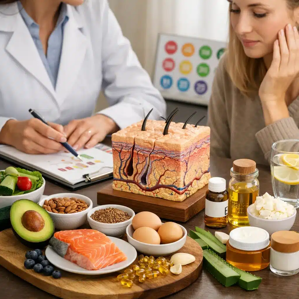 Jak dietetyk pomaga przy suchości skóry?