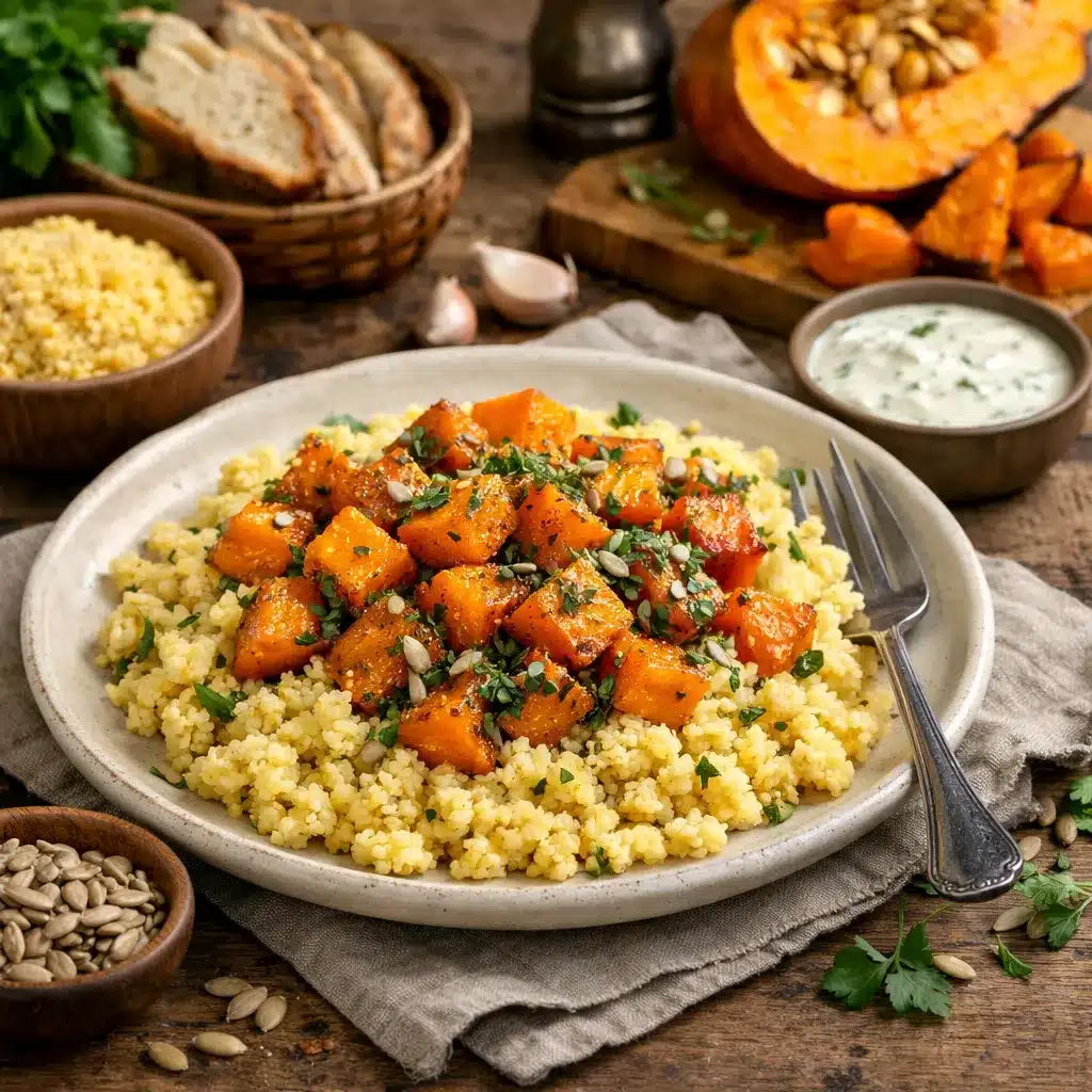 Kasza jaglana z pieczoną dynią – kuchnia polska