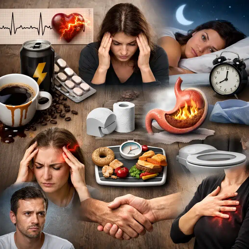 Jakie są skutki nadmiaru kofeiny w diecie?