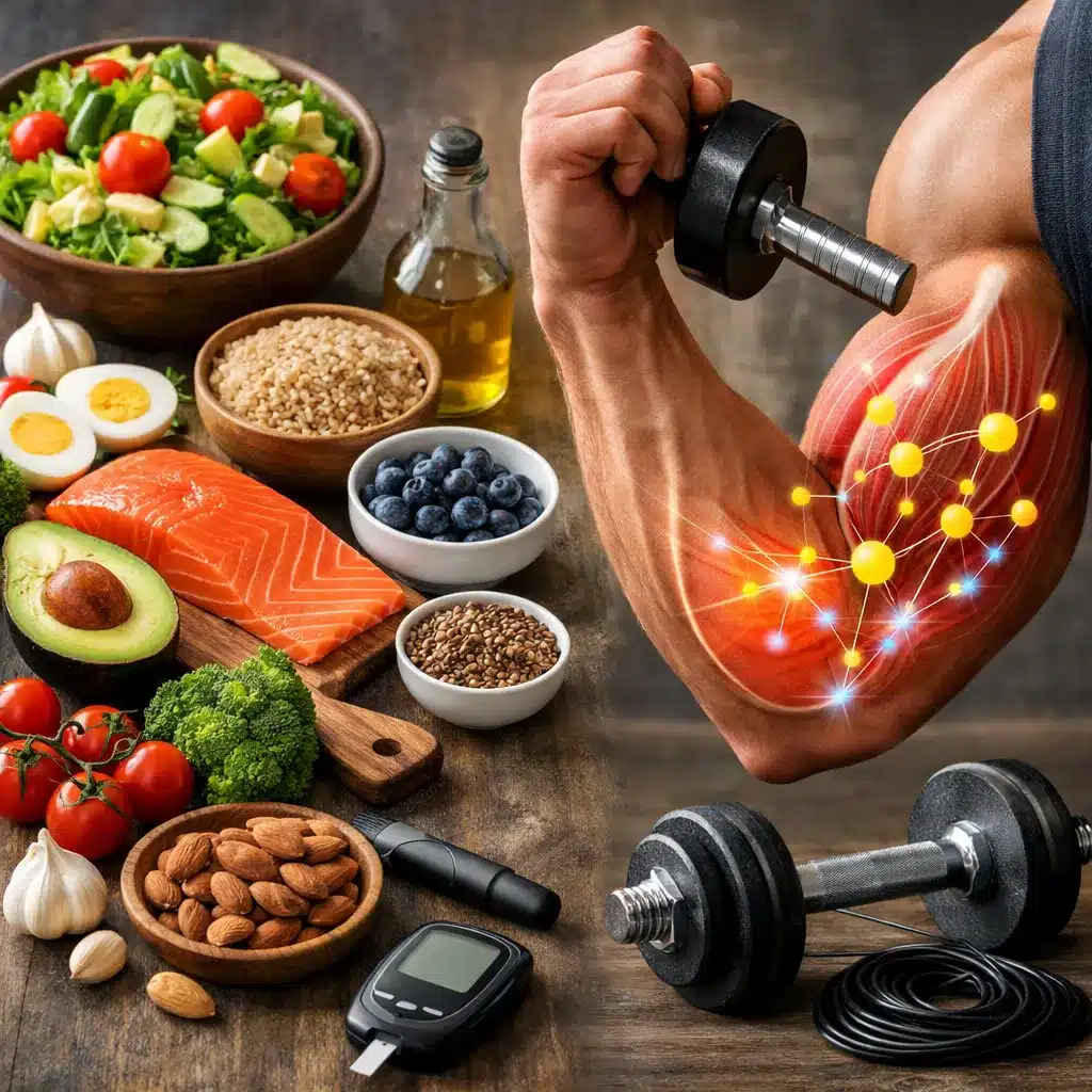 Jak dieta wpływa na wrażliwość insulinową mięśni?