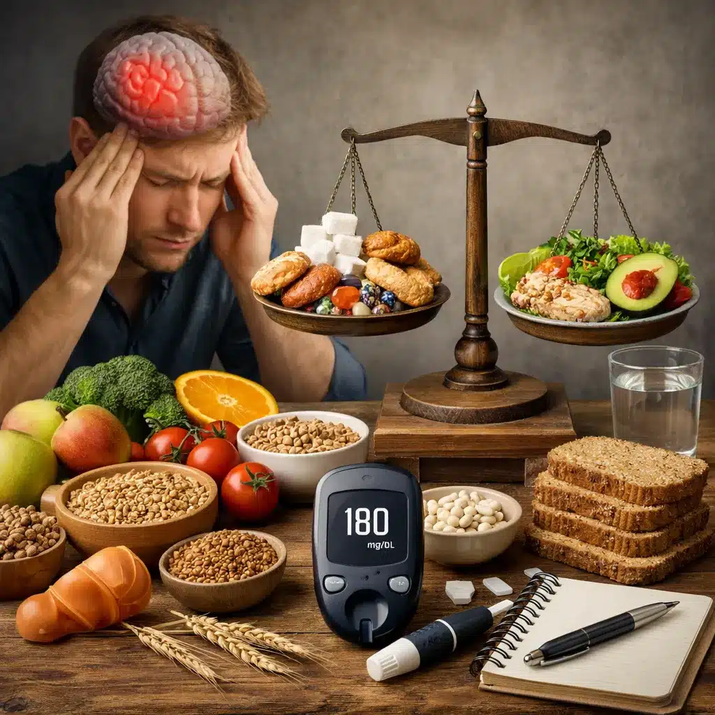 Uczucie ciężkiej głowy a stabilizacja glikemii