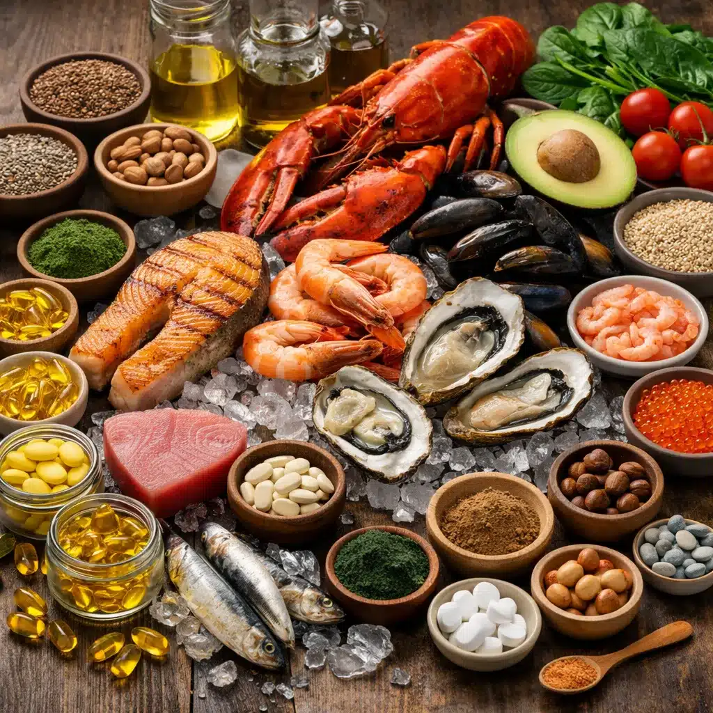 Składniki odżywcze w owocach morza