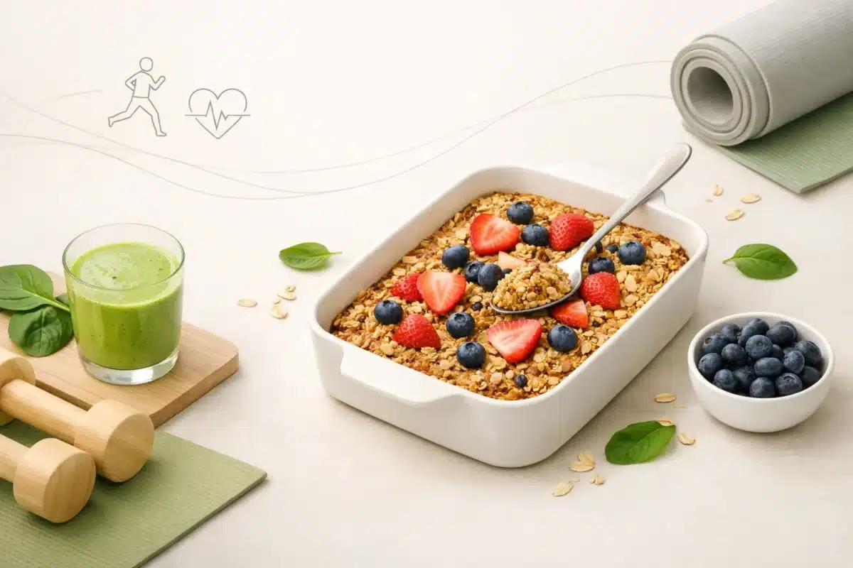 Owsianka pieczona fit