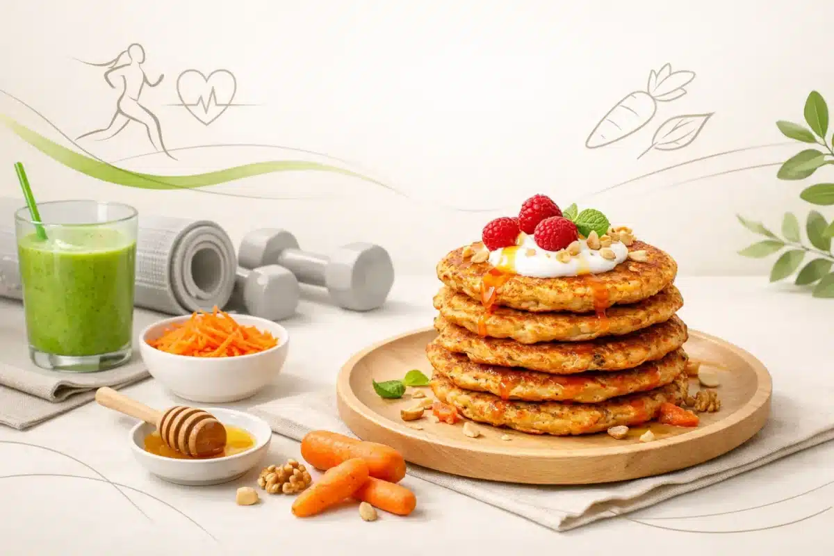 Placuszki marchewkowe fit na słodko